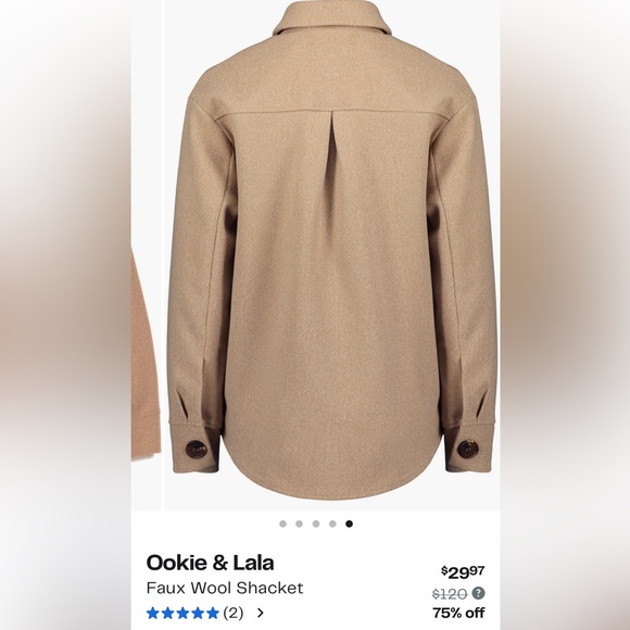 Tan Button-Up Jacket - Picture 6 of 6